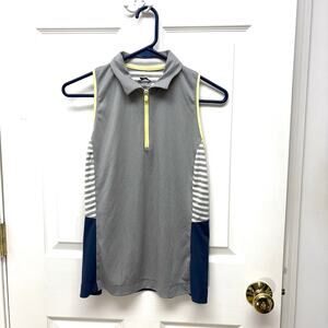 Slazenger Top Sleeveless Polo, Quick Dry Althletic Golf Shirt, Women's Size S